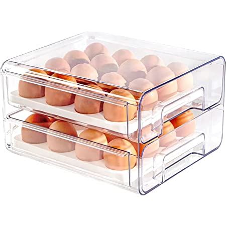 Amazon Egg Holder For Refrigerator Thipoten Grid Eggs Storage