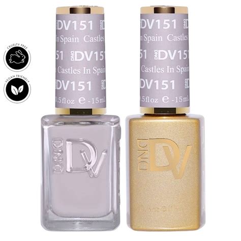 Dnd Diva Castles In Spain Duo Gel And Nail Polish Set 2 X 15ml Nail Polish Direct