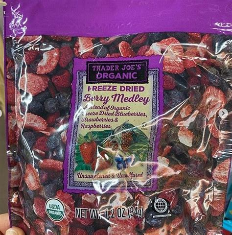 Trader Joe S Organic Freeze Dried Berry Medley Dried Blueberries