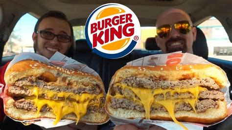 Burger King NEW Triple Stacker King Review YouTube