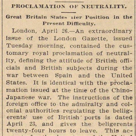 The Neutrality Proclamation Jan 12 1790 Apr 22 1793 Timeline