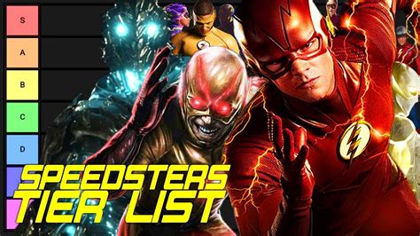 The Flash All 17 Speedsters Tier List Youtube