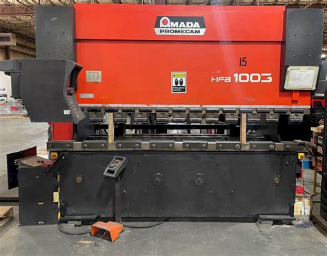 110 Ton X 10 Amada HFB 1003 CNC Press Brake 1998 Revelation Machinery