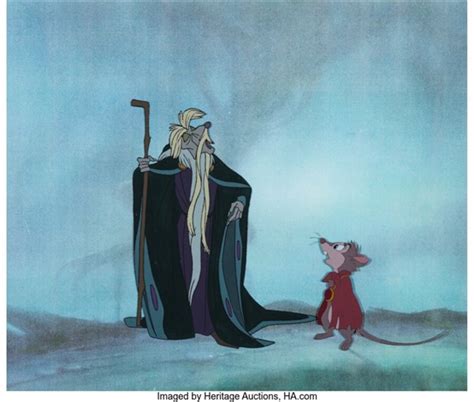 The Secret Of Nimh Nicodemus And Mrs Brisby Production Cel Setup Don