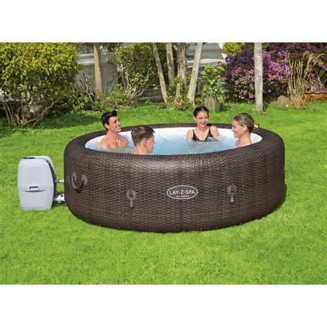 Bestway Lay Z Spa Inflatable Spa St Moritz For People Round X