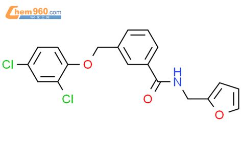 438466 25 2 3 2 4 Dichloro Phenoxymethyl N Furan 2 Ylmethyl