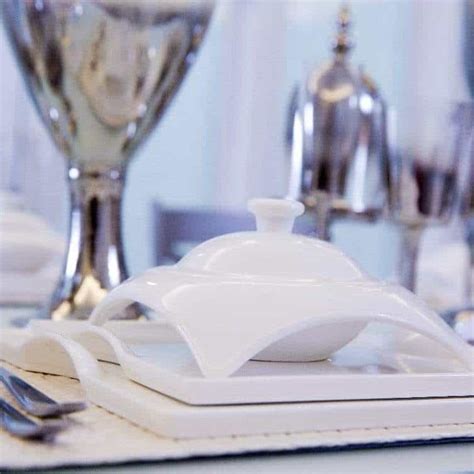 Square Dinnerware Set- 20 pcs – little white dish