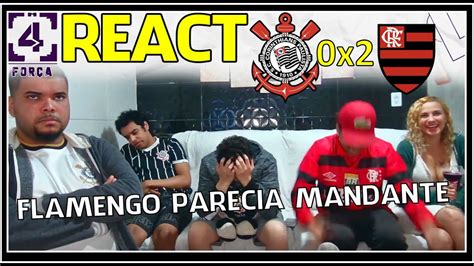 React Corinthians X Flamengo Libertadores Youtube