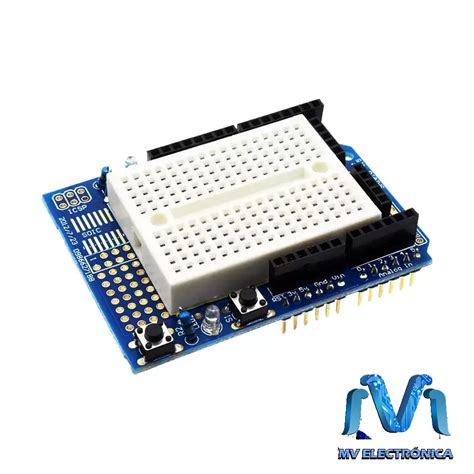 Shield Protoboard Para Arduino V Con Mini Protoboard Puntos