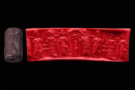 At Auction Levantine Stone Cylinder Seal