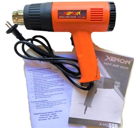 Xenon Hg Mesin Heat Gun Hot Gun Hot Air Gun Alat Pemanas Stiker