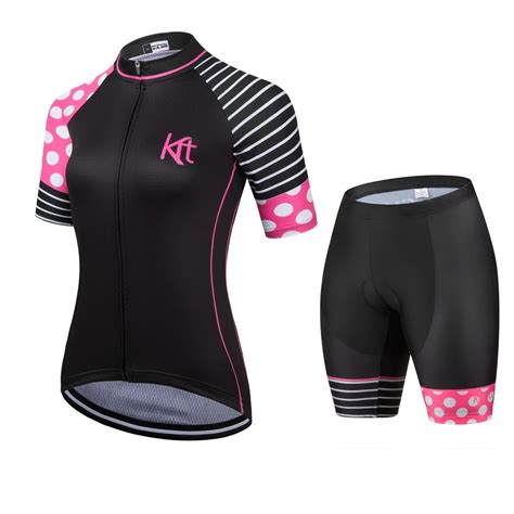 Kafitt Conjunto De Ropa De Ciclismo Para Mujer Jersey De Manga Corta