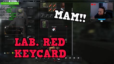 Escape From Tarkov Pl Gameplay Po Polsku Red Card Lab Red Keycard Znaleziona Tydzień Po Wipe