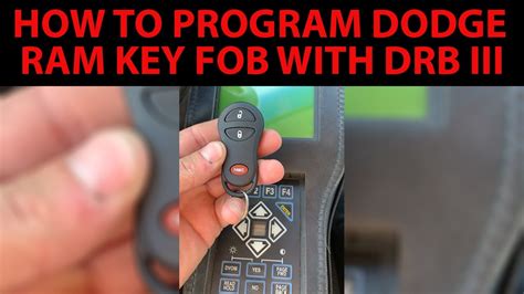 How To Program A Key Fob For A 2003 Dodge Ram Without The Original Fobs Youtube