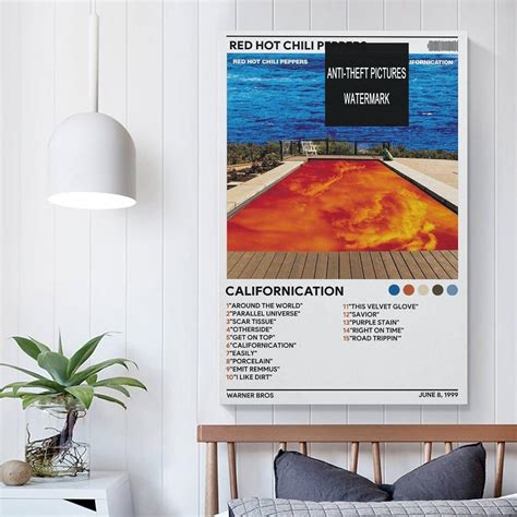 Red Hot Chili Peppers Californication Album Cover Poster Music Poster