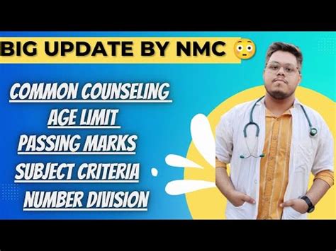 Breaking Big Update By Nmc Common Counseling Age Limit Neet