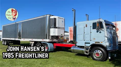 John Hansens 1985 Freightliner Cabover Truck Tour YouTube