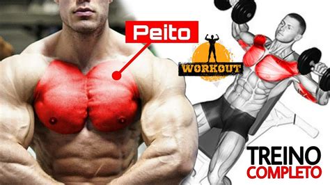 Melhores ExercÍcios Para Peito SÓ Com Halteres Treino Completo Com