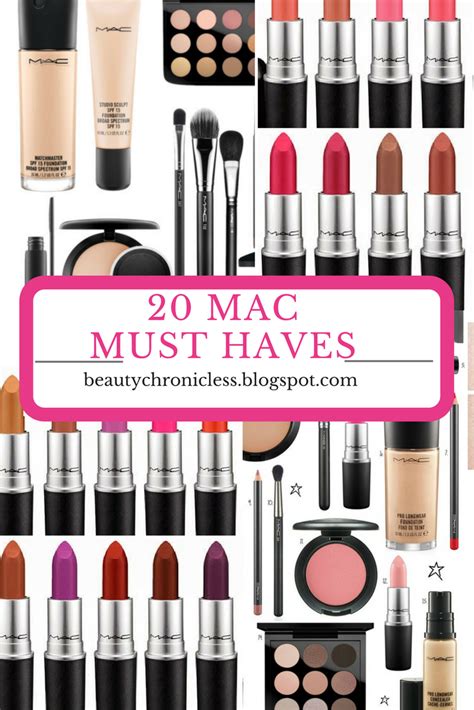 Beauty Chronicles 20 Mac Cosmetics Must Haves