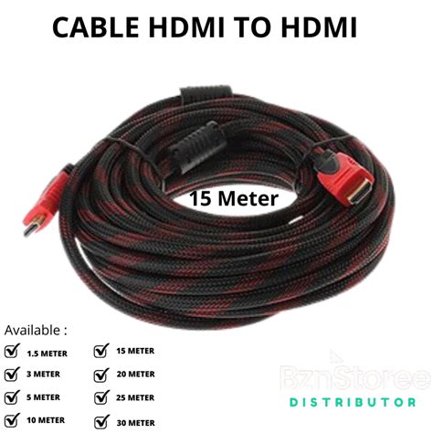 Jual KABEL HDMI 15M JARING HDMI 15 M HDMI 15 METER KABEL HDMI 15