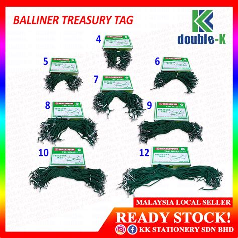 BALLINER Treasury Tag Tali Hijau 4T 5T 6T 7T 8T 9T 10T 12T