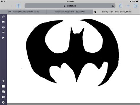 Batman Symbol Sketch at PaintingValley.com | Explore collection of ...