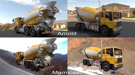 Cement Truck 3D Model - TurboSquid 1974798