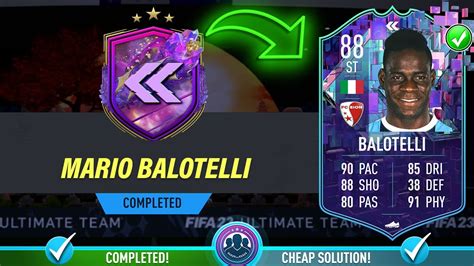 88 Flashback Mario Balotelli SBC Completed Cheapest Solution Tips