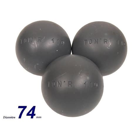 Boules De P Tanque Ton R Tres Tendre Mm Obut G Noir Cdiscount