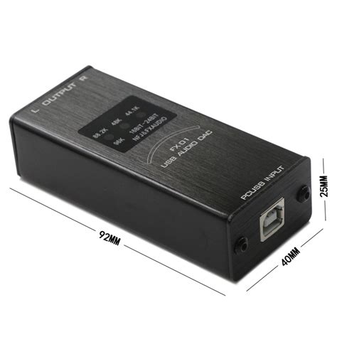 Fx Audio Fx 01 Usb Sound Card Audio Decoder Dac Sa9023 Pcm5102 Sampling Rate Display Free