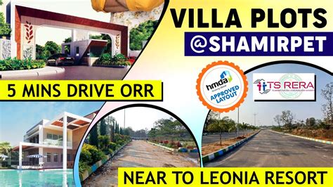 Villa Plots For Sale In Shamirpet Residential Plots In Hyderabad