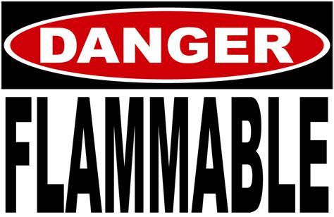 Danger Flammable Sign – Signs by SalaGraphics