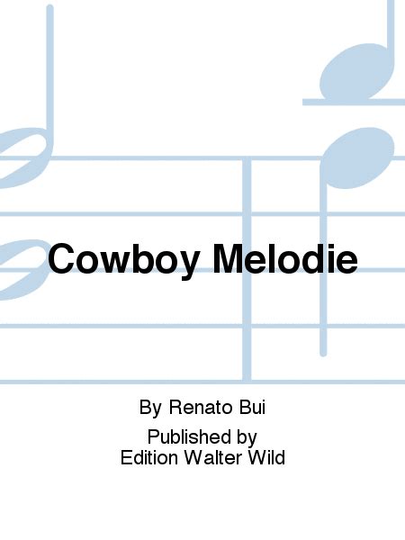 Cowboy Melodie by Renato Bui - Accordion - Sheet Music | Sheet Music Plus