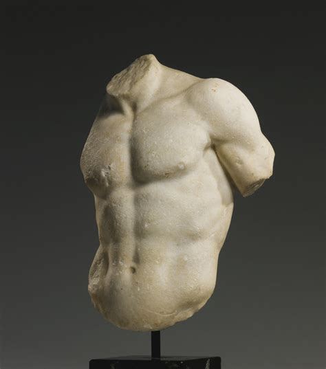 A Marble Torso Of A God Or Athlete Roman Imperial Circa 1st 2nd Century A D Lot Greek