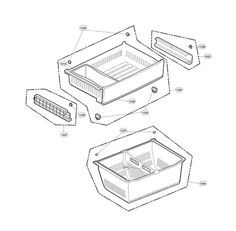 LG Refrigerator LFXS28596S/00 | Partswarehouse