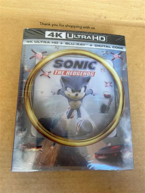 SONIC THE HEDGEHOG Bonus Stage 4K UHD Blu Ray Mini Steelbook Poster