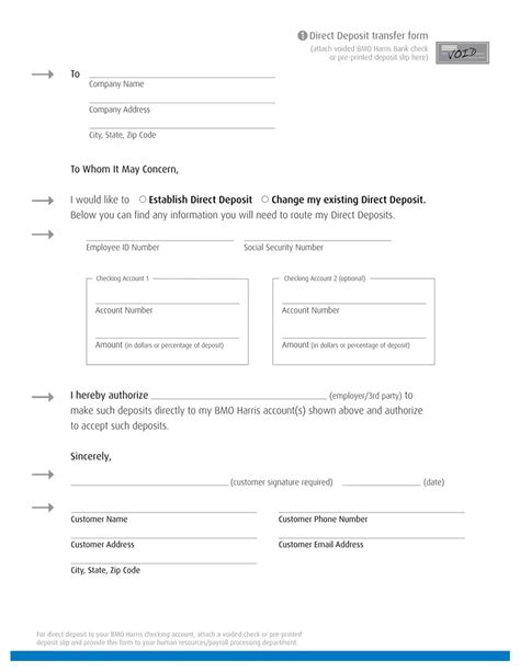 Bmo Direct Deposit Form ≡ Fill Out Printable Pdf Forms Online