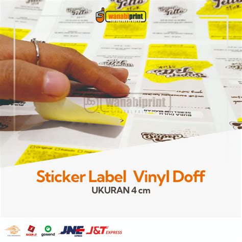 Jual Cetak Sticker Label Kemasan Harga Nama Pengiriman Jual Beli