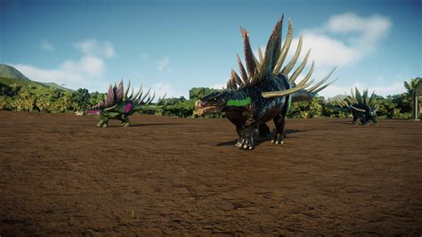 Ark Kentrosaurus Ark Ports Jurassic World Evolution 2 Modding Youtube