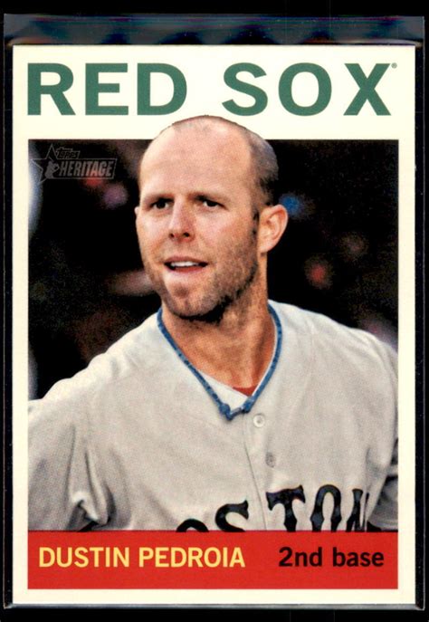 2013 Topps Heritage Dustin Pedroia SP 434 Boston Red Sox EBay