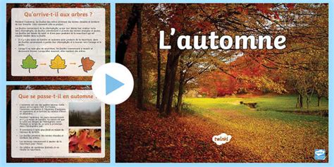 Powerpoint L Automne Teacher Made Twinkl