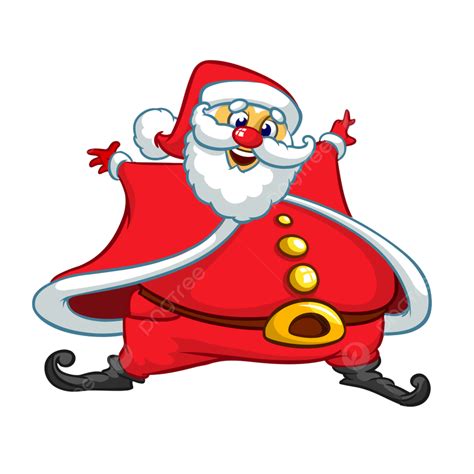 Santa Claus Christmas Vector Design Images Christmas Cartoon Of Santa