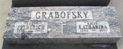 Frederich Fred Grabofsky Find A Grave Memorial