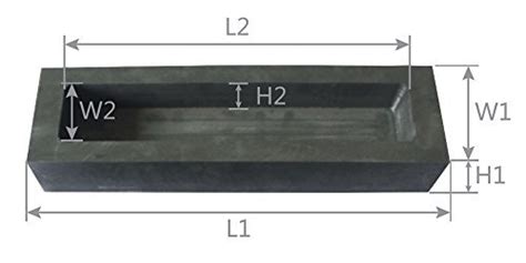 Otoolworld Gold Silver Graphite Ingot Mold Mould Crucible For Melting