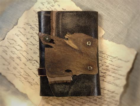 Vetus Bellatoris, Leather Journal, Handmade Art Journal , Vintage Style ...