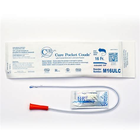 Cure Pocket Catheter Coude Tip For Men