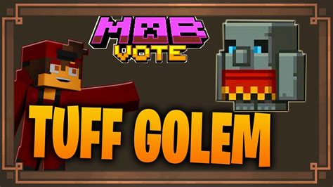 TUFF GOLEM Minecraft Mob Vote 2022 YouTube