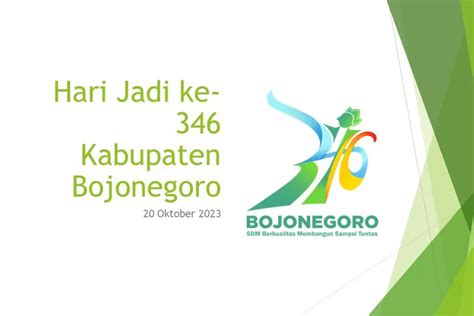 7 Ucapan Kreatif Hari Ulang Tahun Kabupaten Bojonegoro Yang Ke 346 Pada