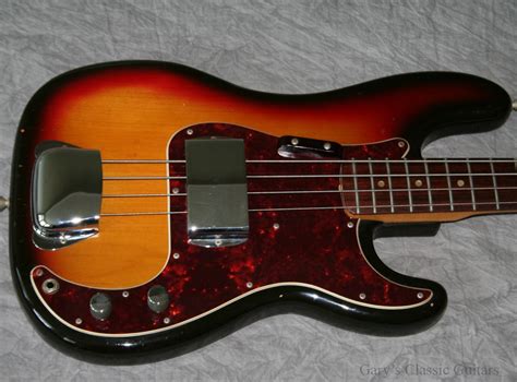 Fender Precision Bass 1975 Sunburst Bass For Sale Garys Classic Guitars