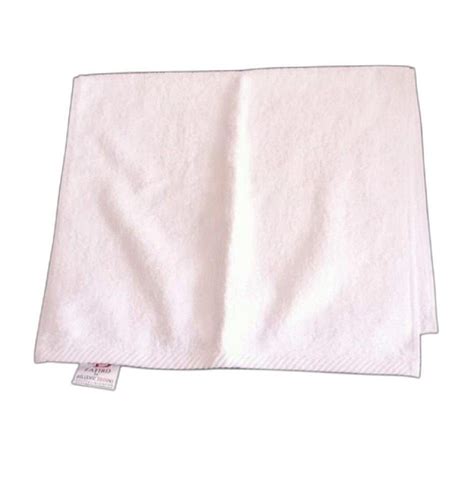 Gsm White Plain Cotton Hand Towel Size X Inch At Rs Piece